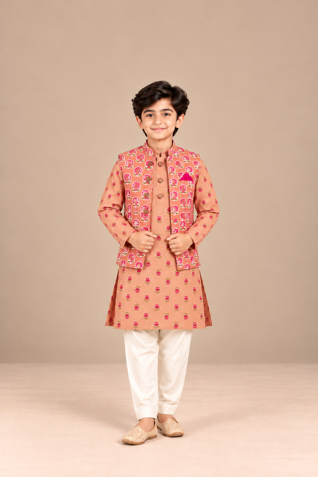 Kids Printed Jacket Set