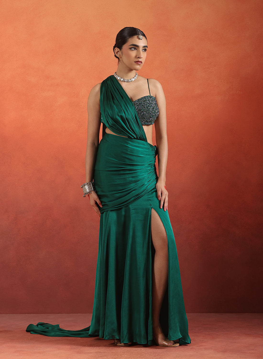 Miraya Bead Work Saree