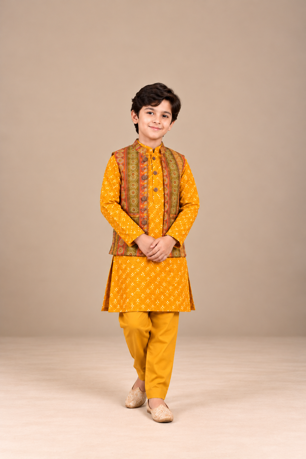 Kids Printed Jacket Set