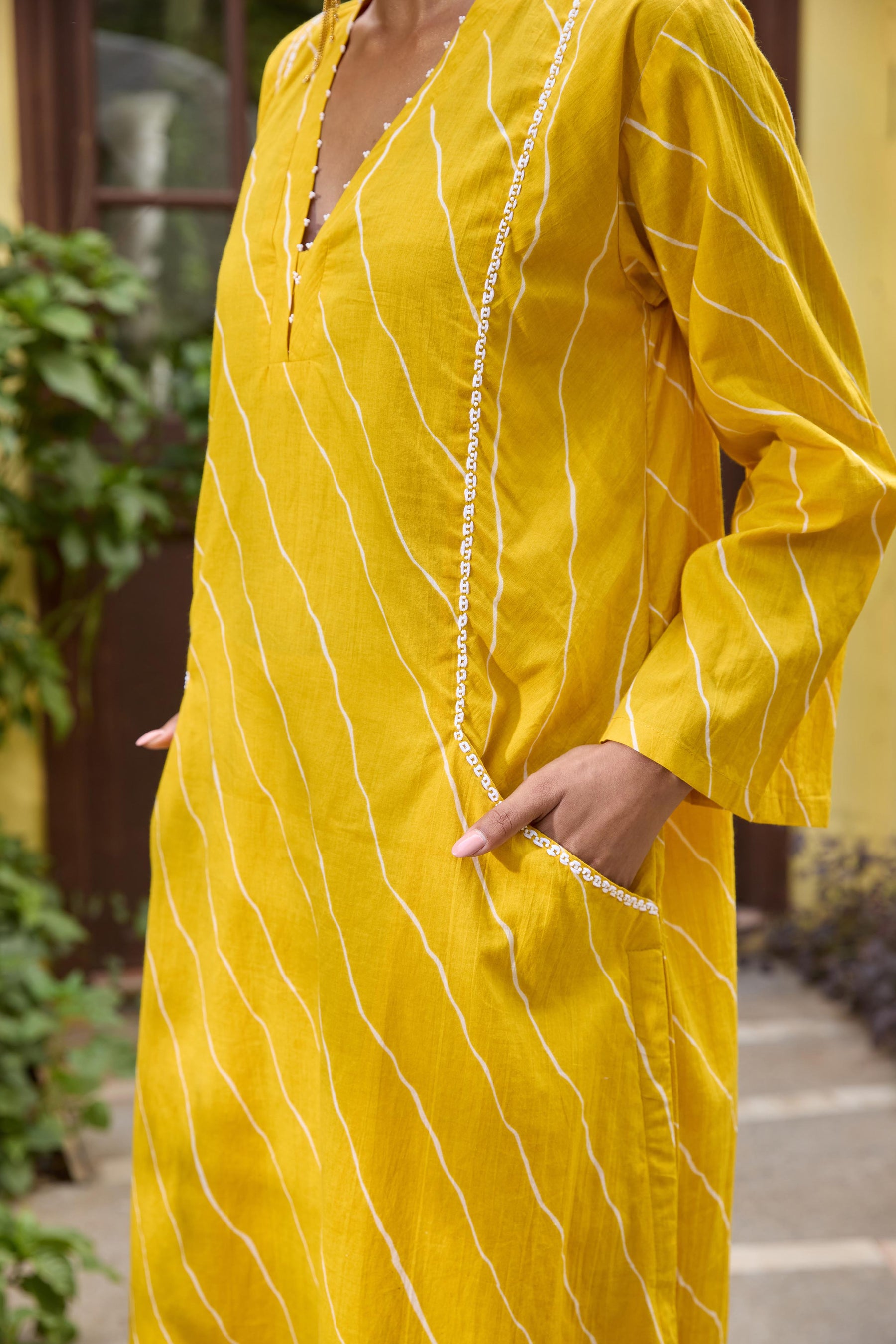 Devika Cotton Leheriya Suit Set
