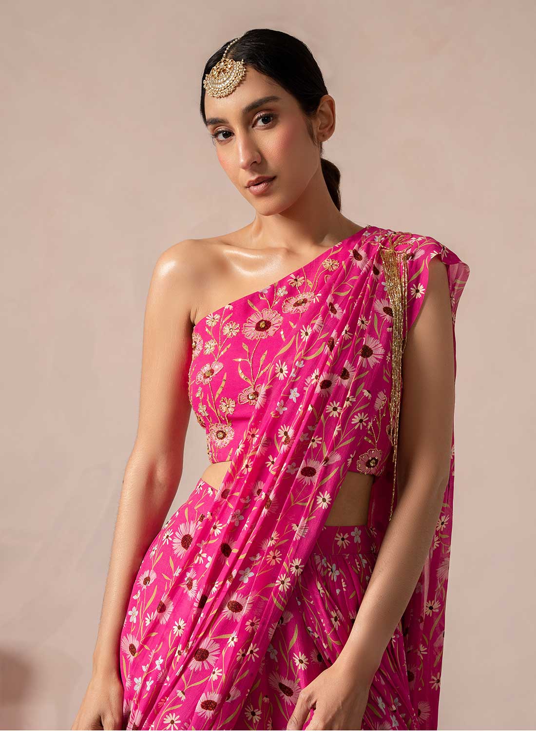 Kimaya Sharara Saree