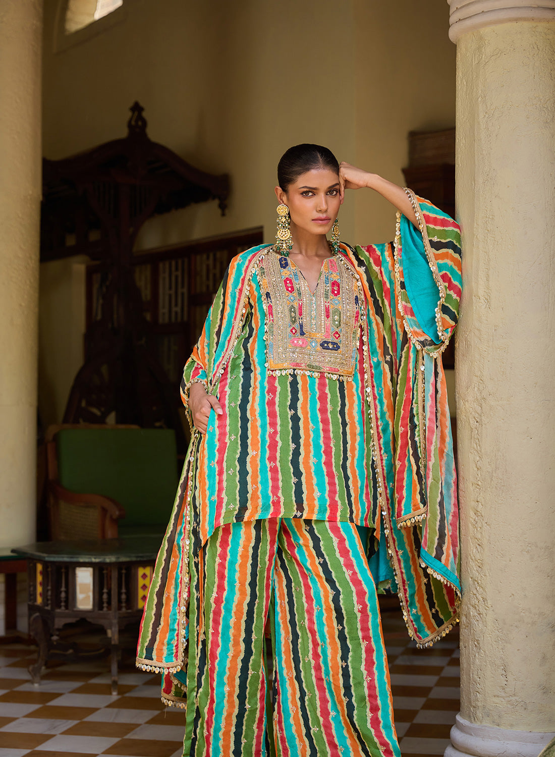 Lakshmi Zari Work Suit Set