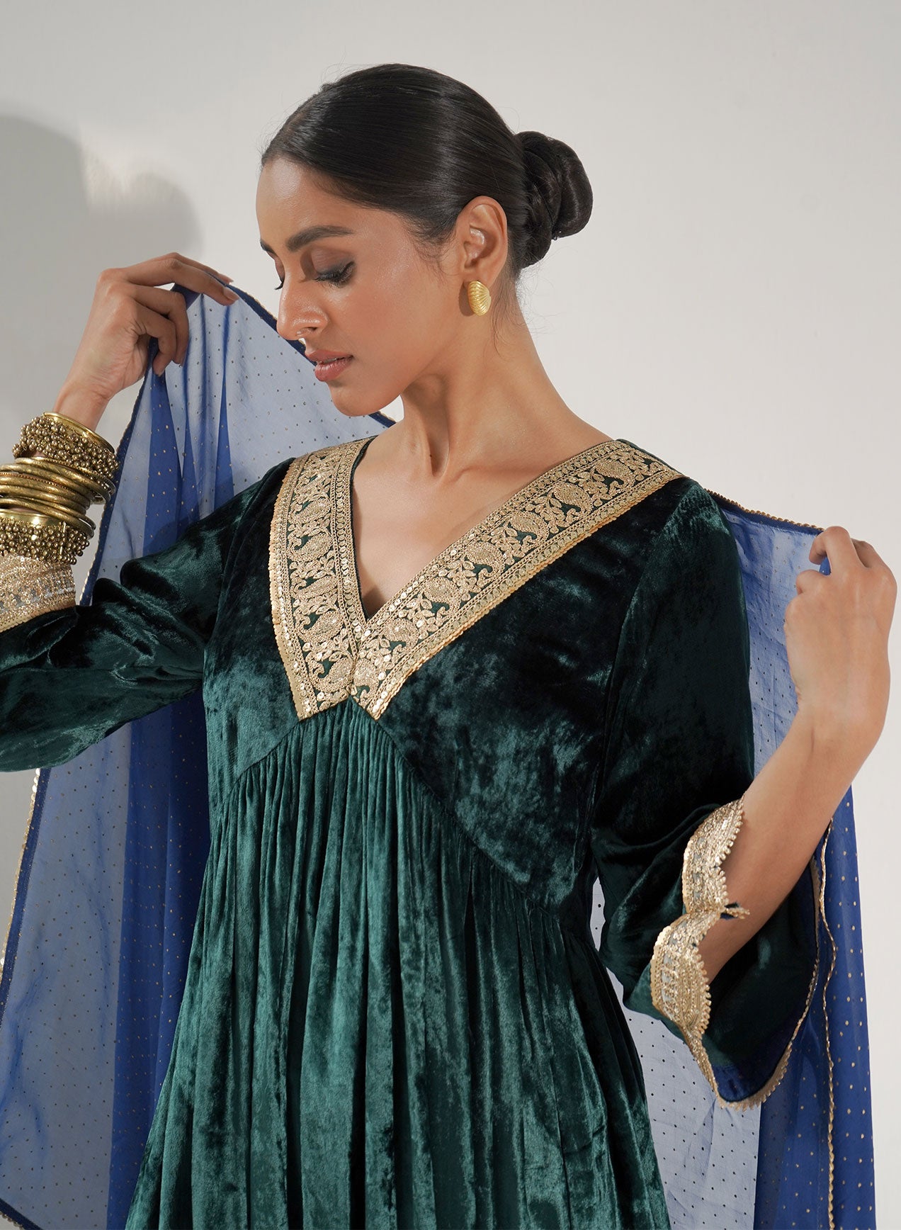 Bhoomi Velvet Anarkali