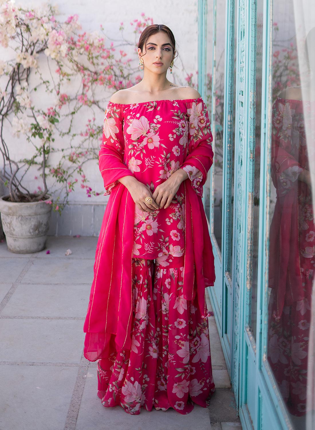 Shoulder Anarkali Dress Off The Shoulder Suit Dress Ria Georgette