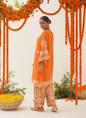 Ambika Gotta Work Plazzo Set