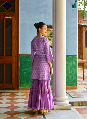Bhavya Chanderi Gharara Set