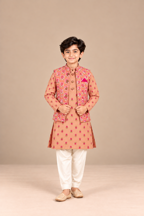 Kids Printed Jacket Set