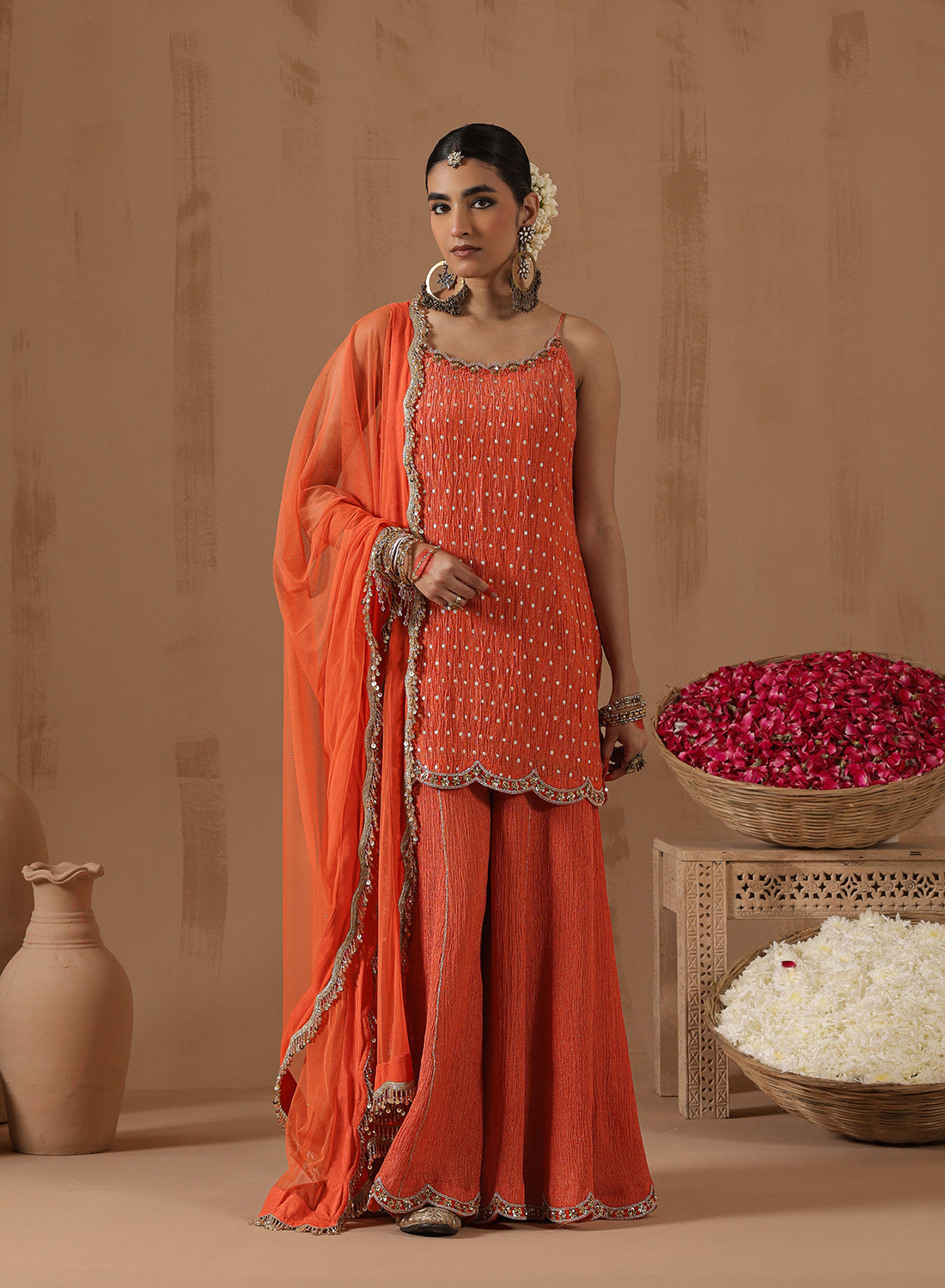 Shanvi Cutwork Sharara Set