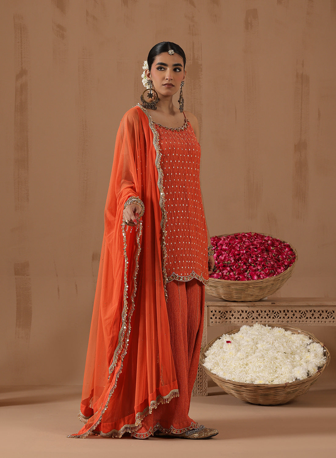 Shanvi Cutwork Sharara Set