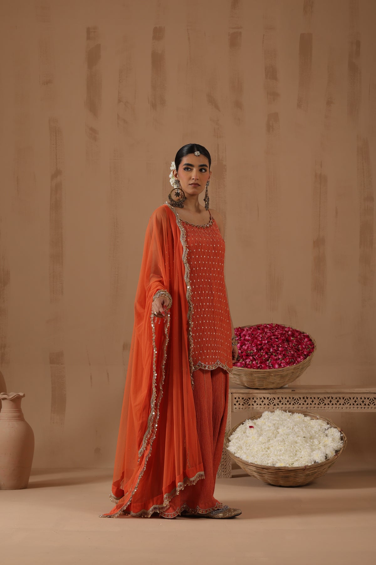Shanvi Cutwork Sharara Set