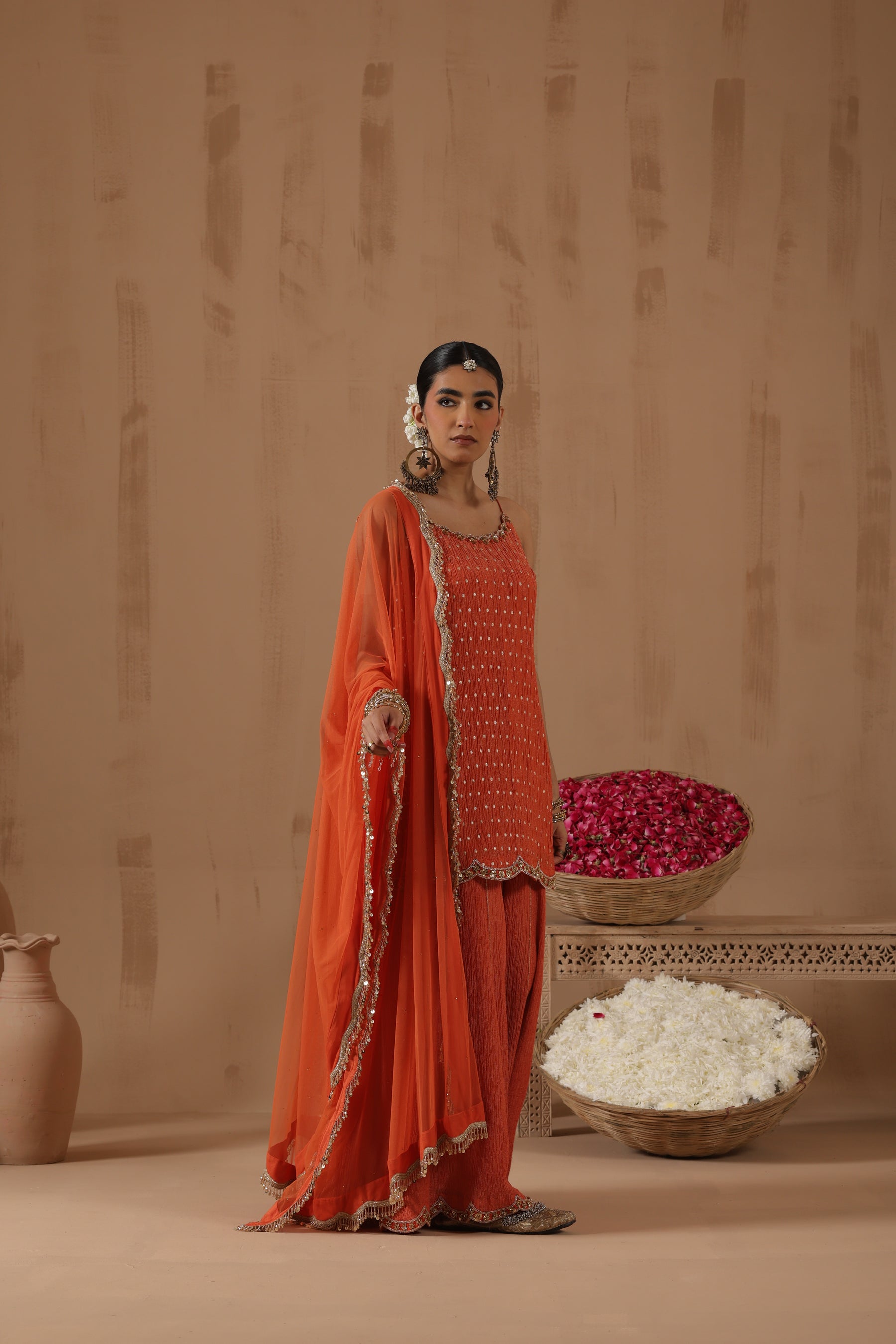 Shanvi Cutwork Sharara Set