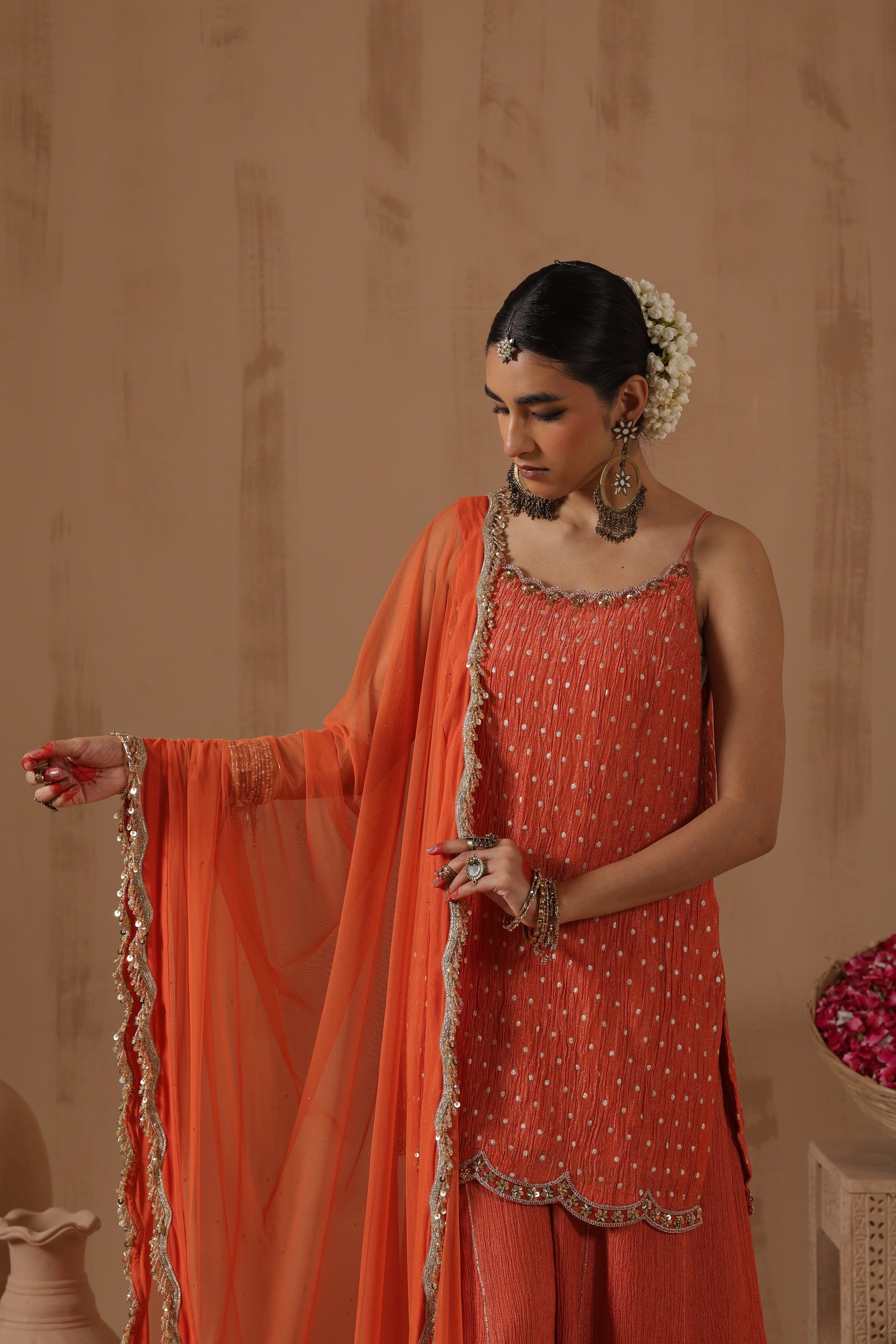Shanvi Cutwork Sharara Set