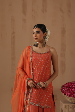 Shanvi Cutwork Sharara Set