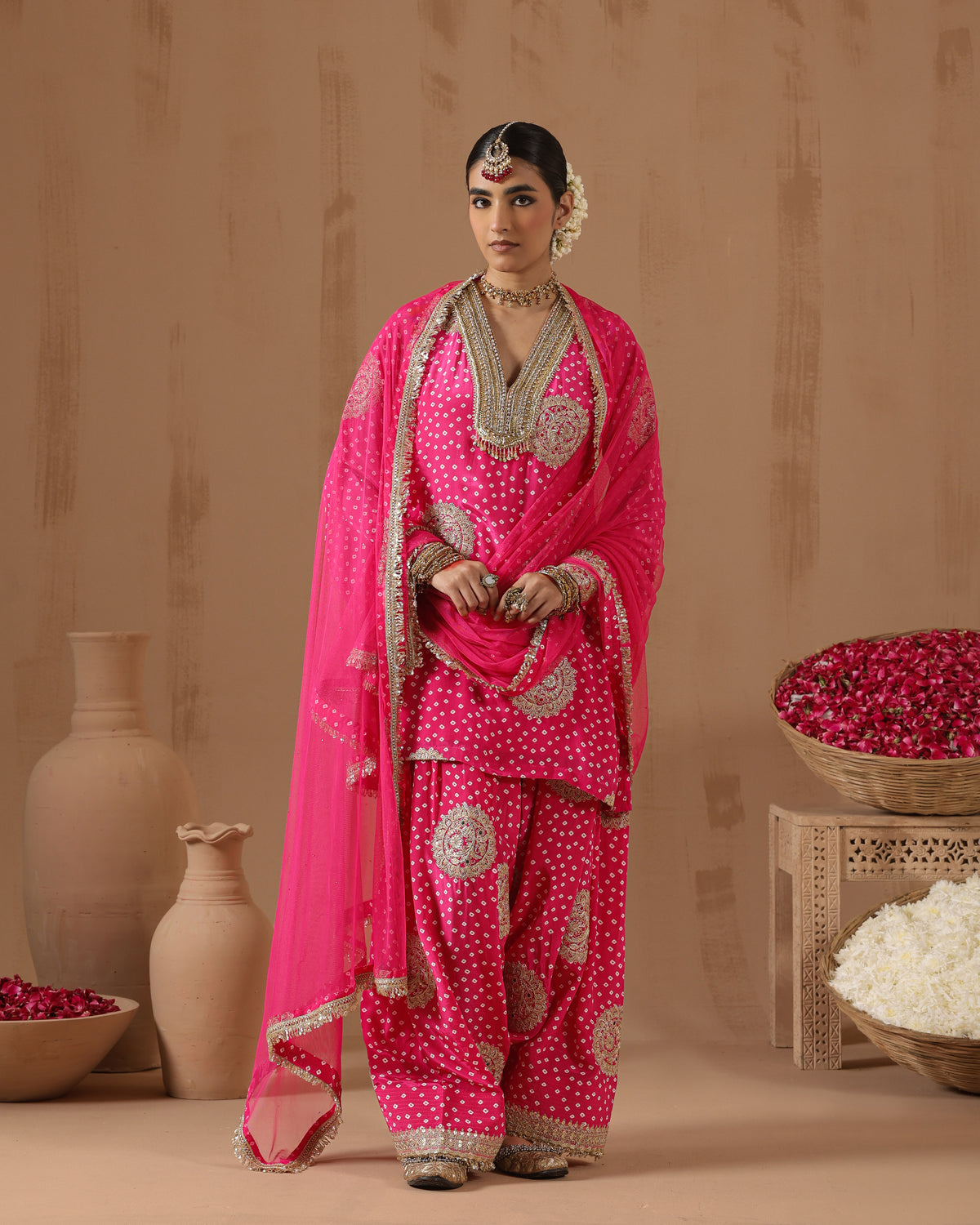 Mishka Bandhini Farshin Salwar Set