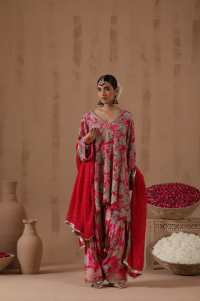 Vihana Printed Sequence Work Farshi Salwar Set