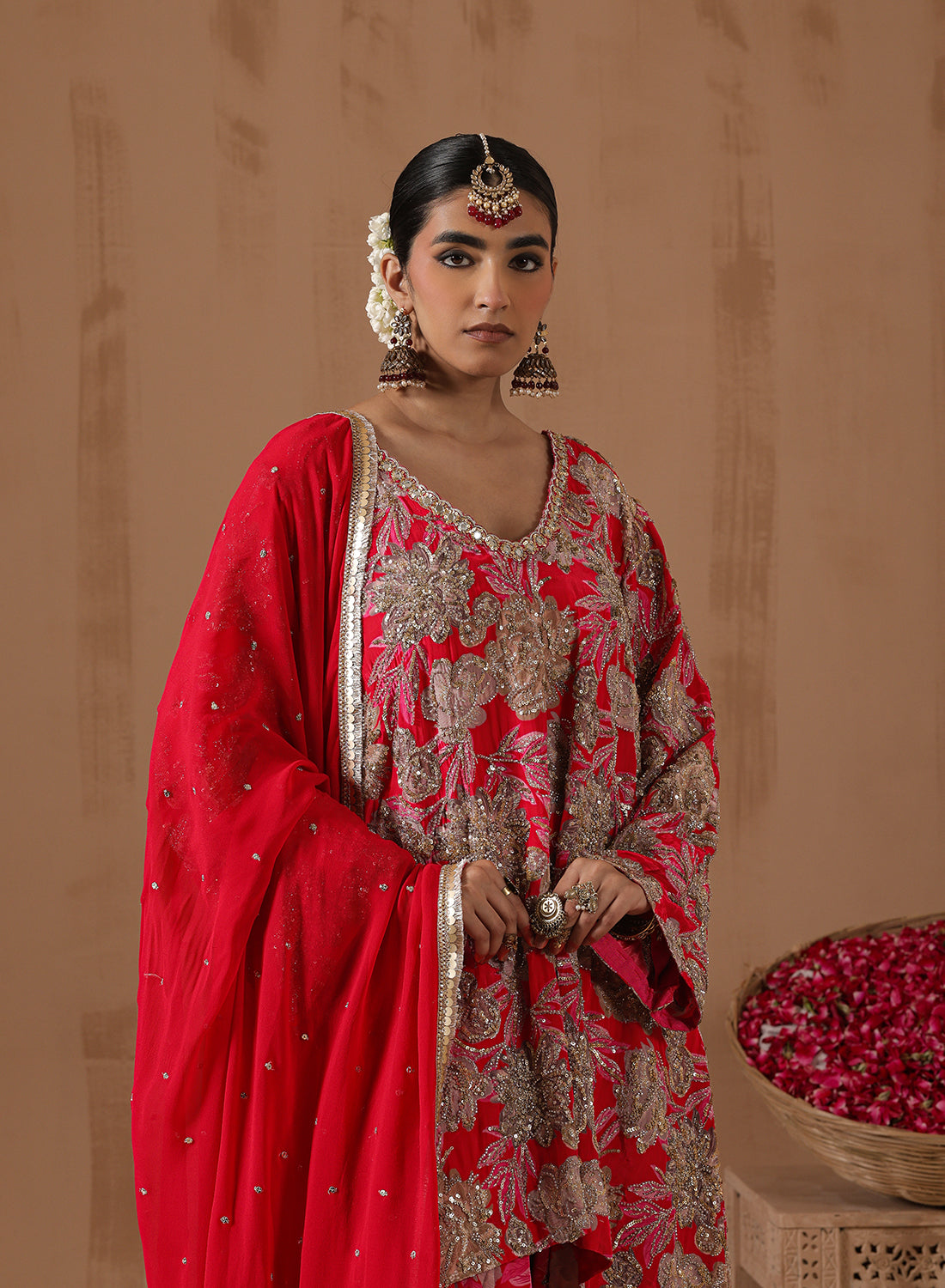 Vihana Printed Sequence Work Farshi Salwar Set