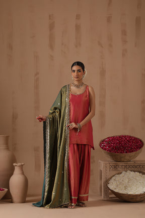 Rishika Tissue Farshi Salwar Set