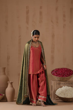 Rishika Tissue Farshi Salwar Set