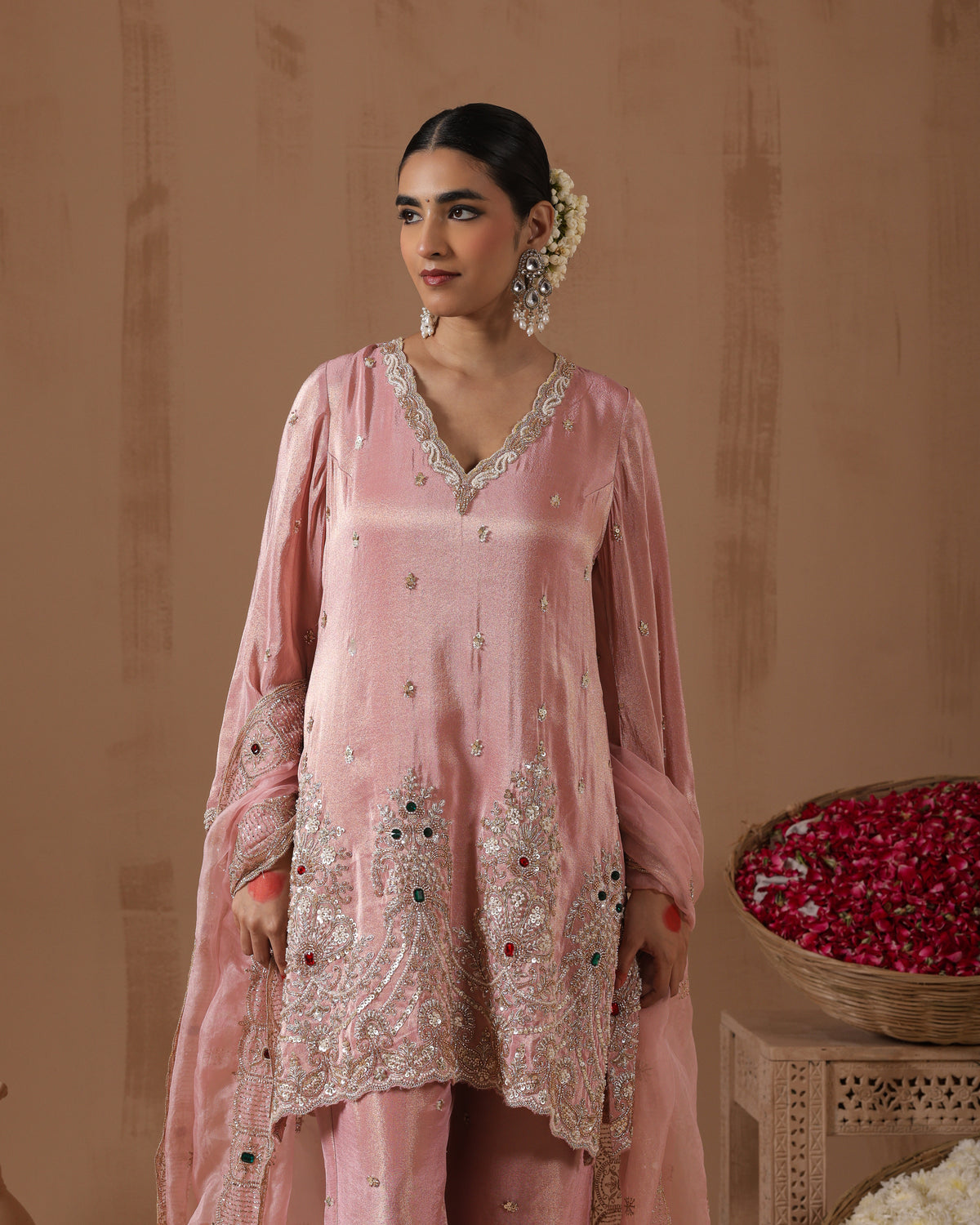 Sunehri Zari Pallazo Set