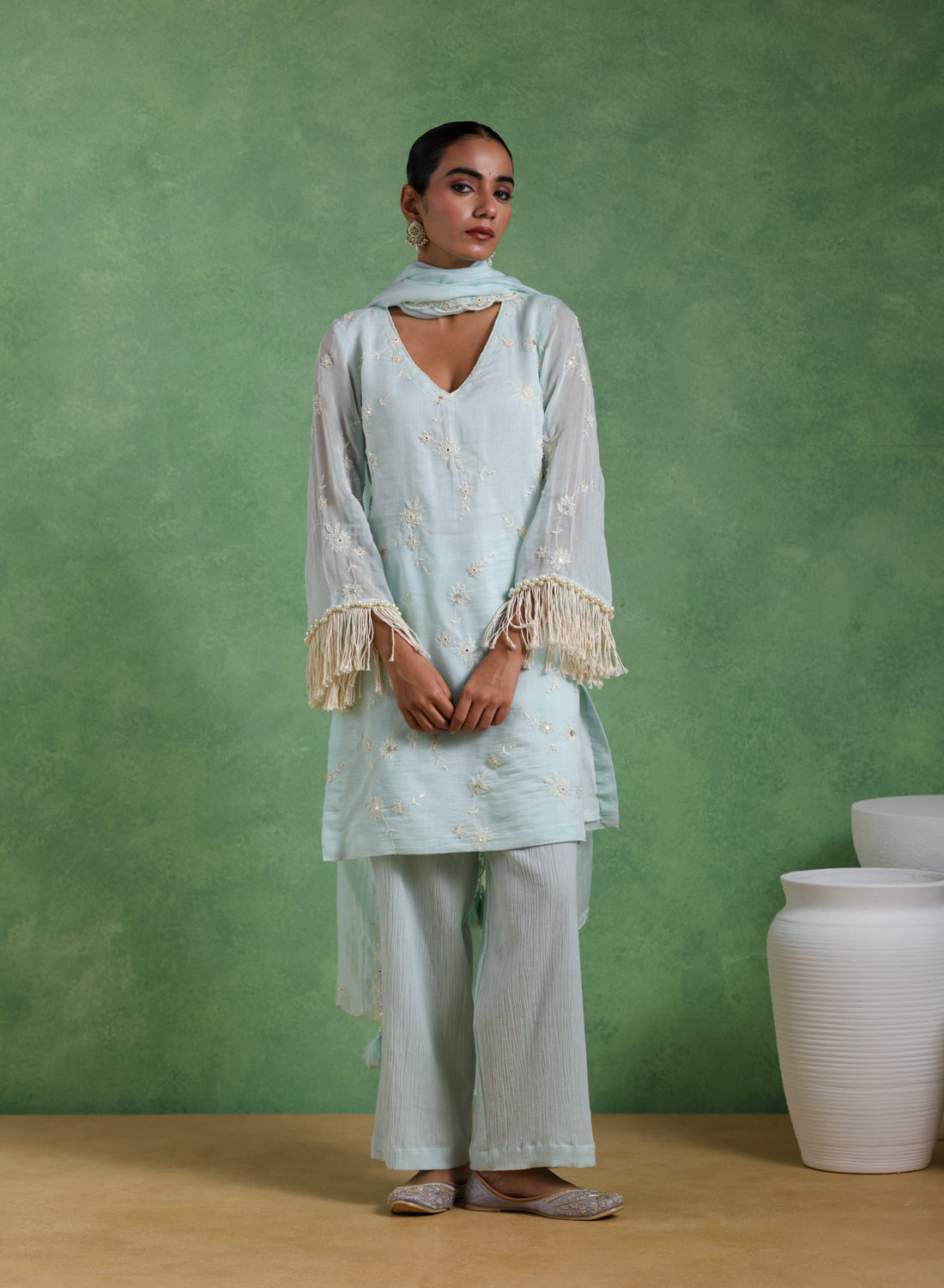 Nehar Tassle Suit Set