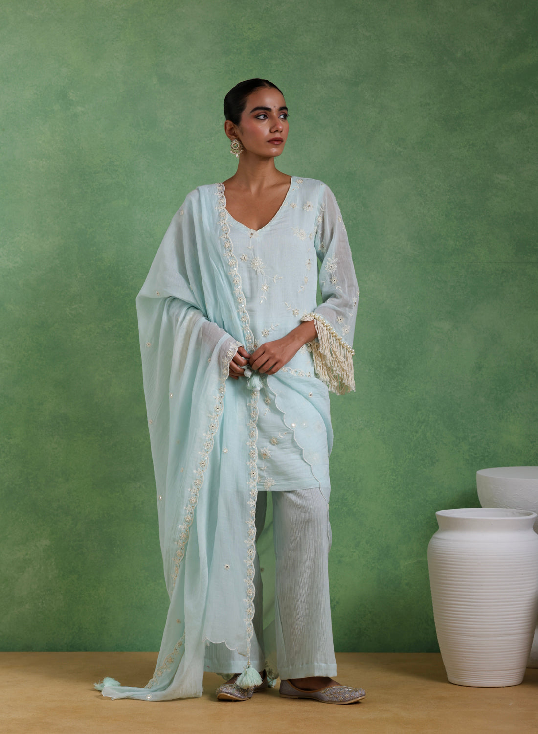 Nehar Tassle Suit Set