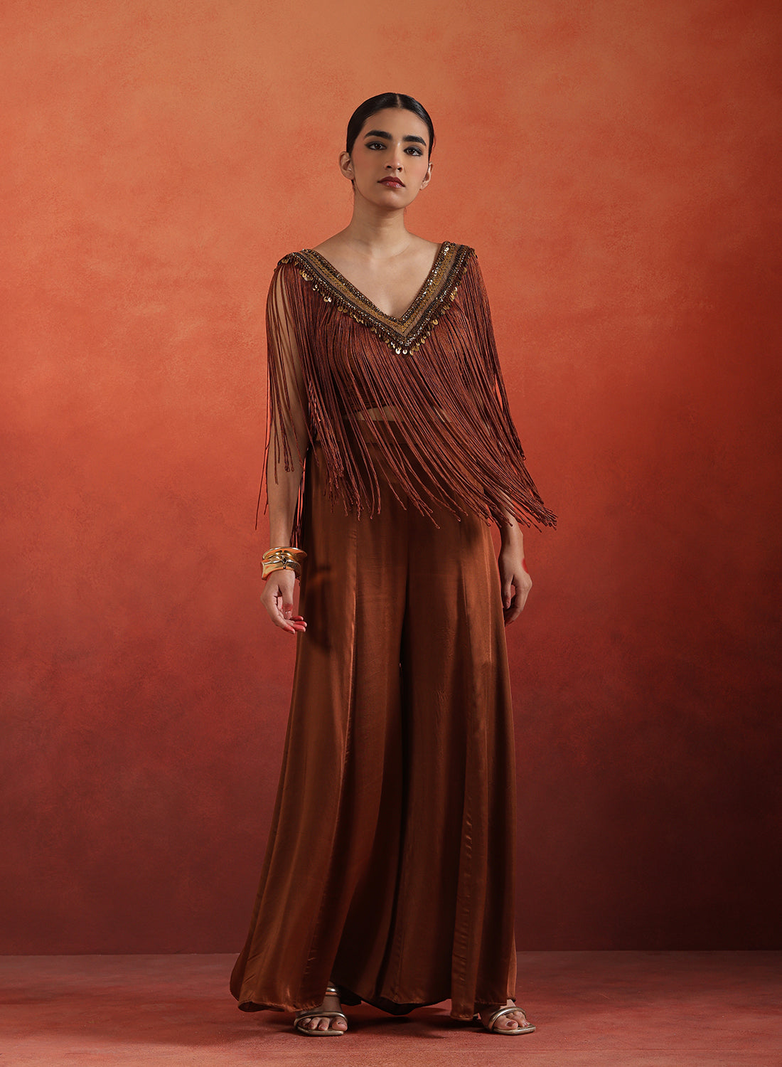 Aavya Tassel Sharara Set