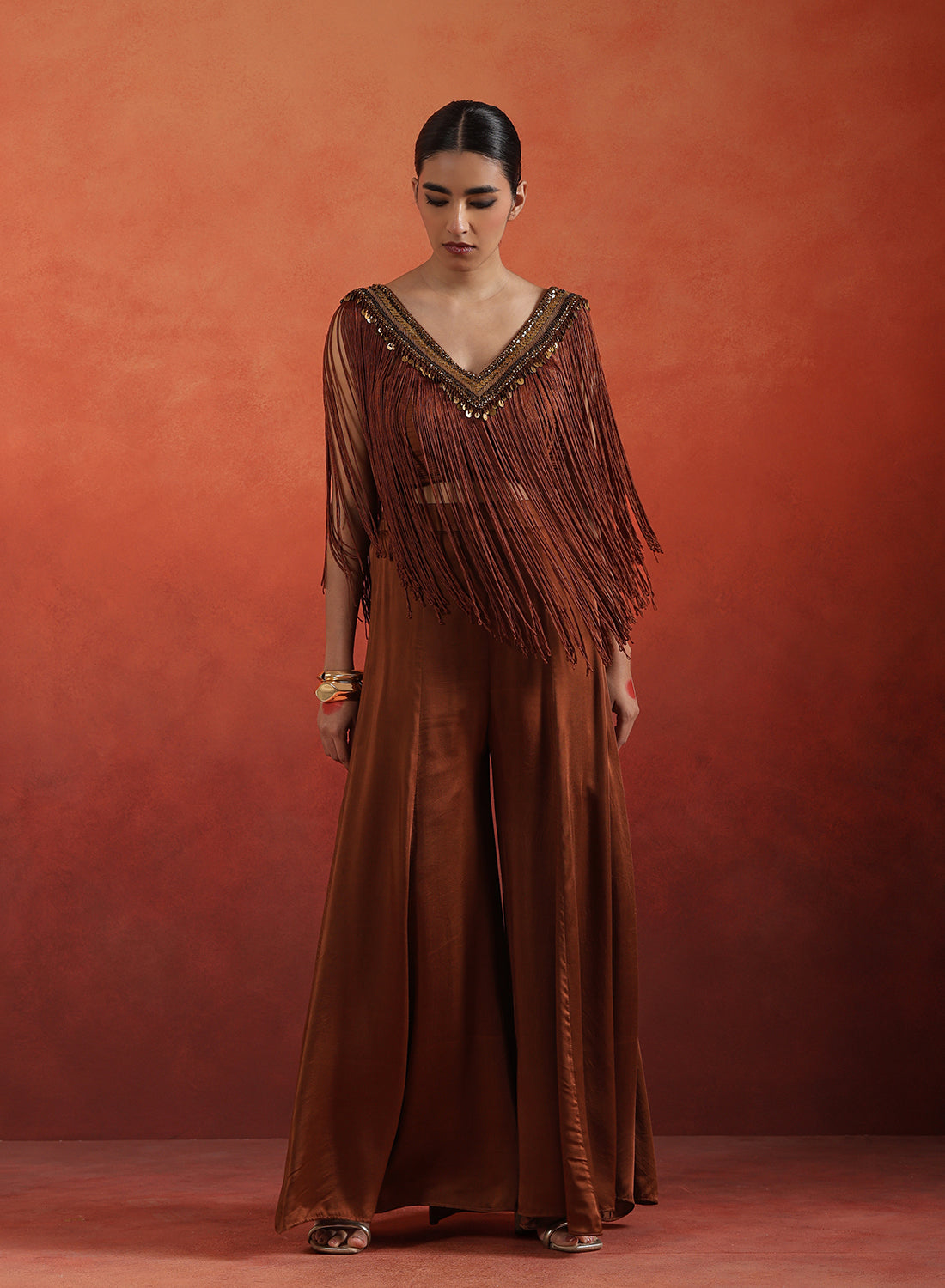 Aavya Tassel Sharara Set