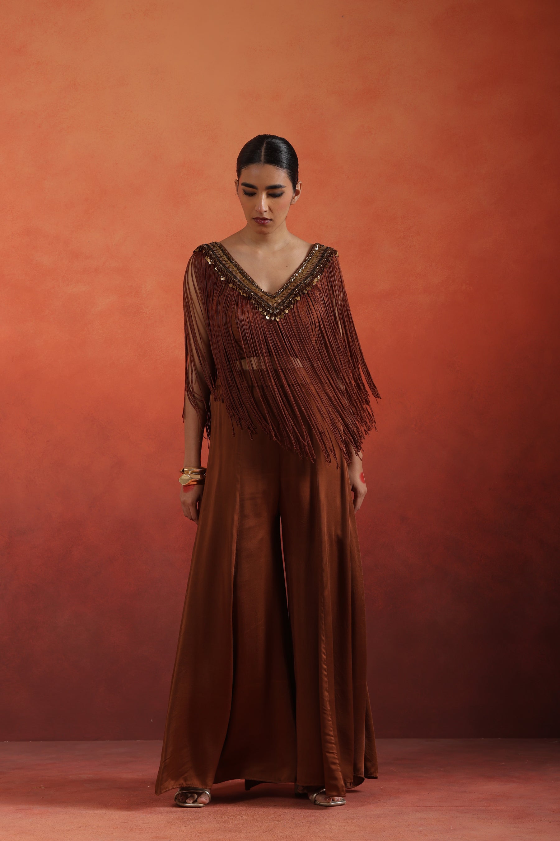 Aavya Tassel Sharara Set