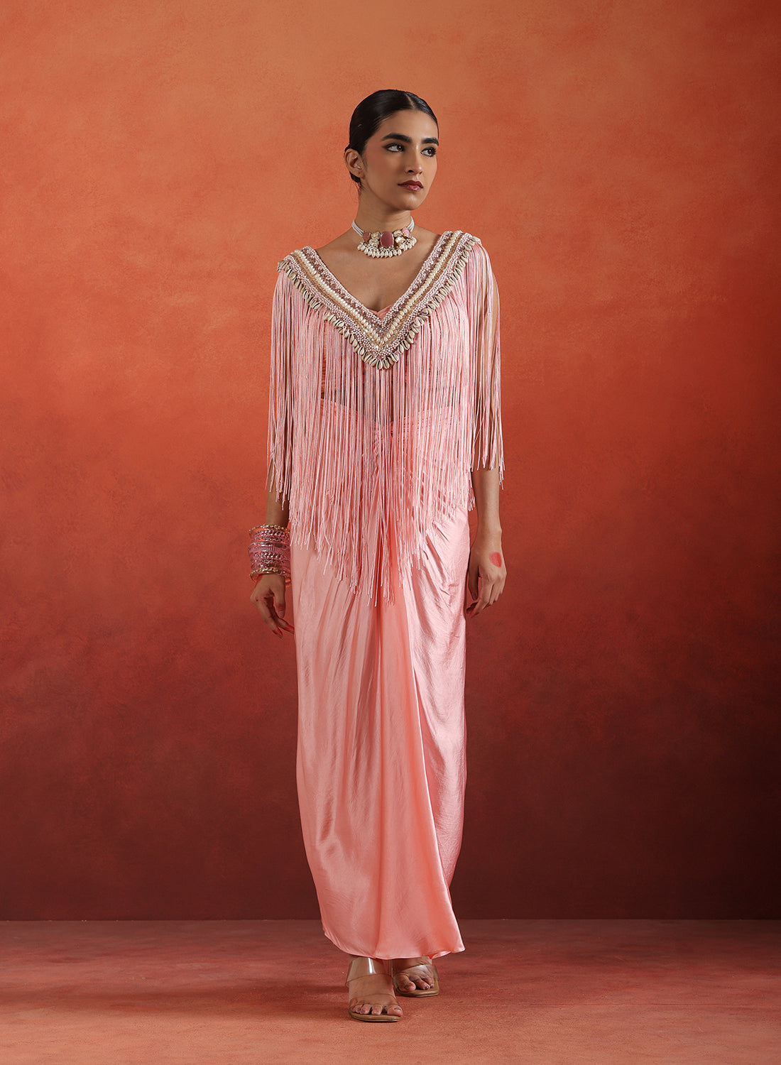 Avira Tassel Skirt Set