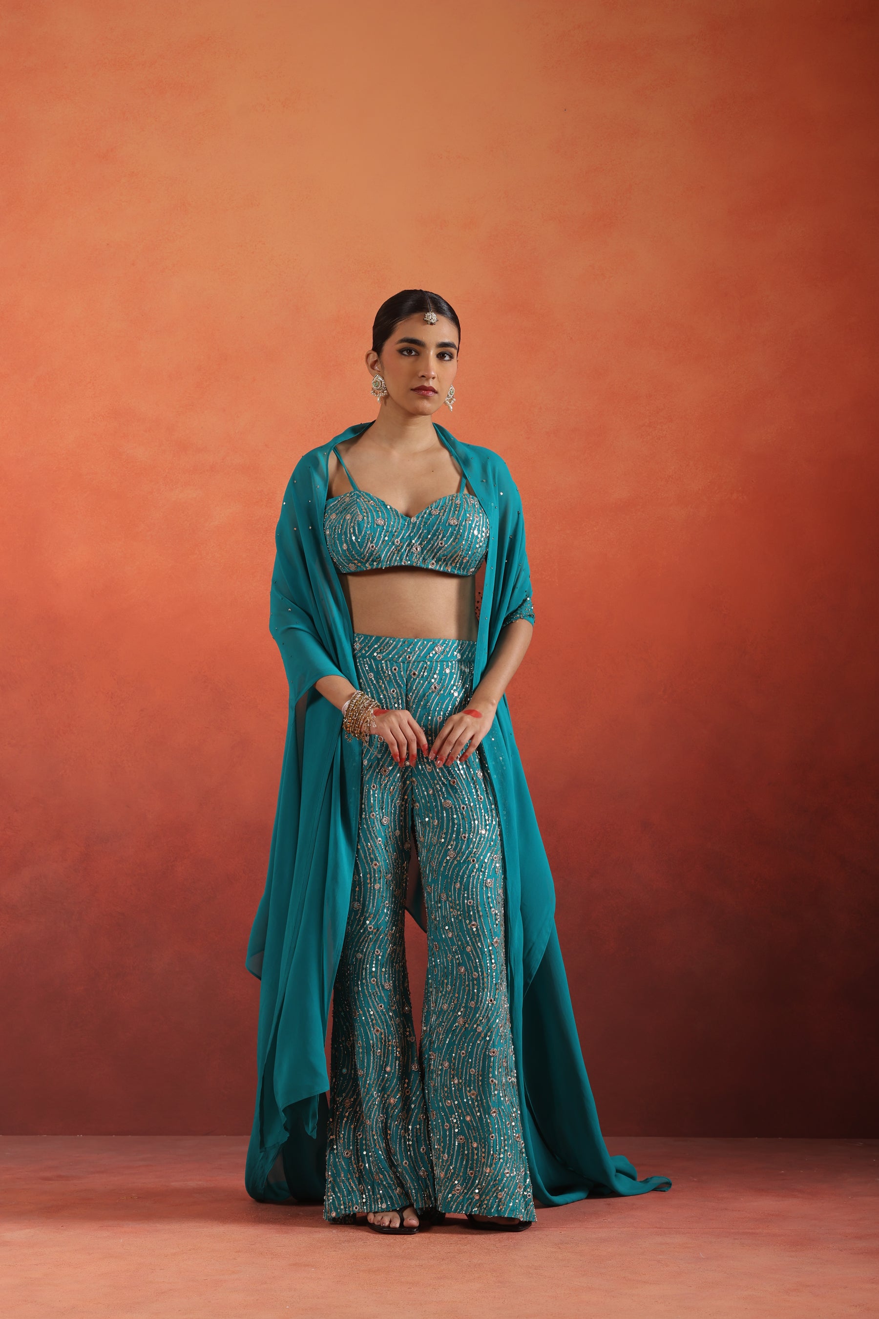 Evara Sequence Cape Set