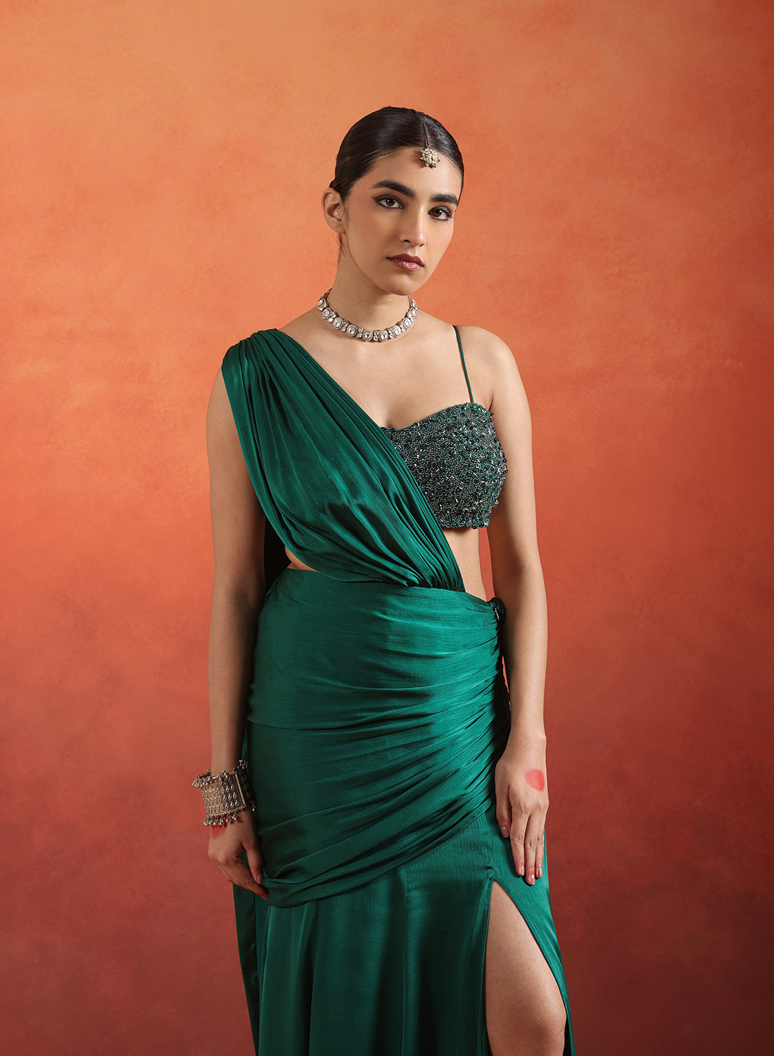Miraya Bead Work Saree