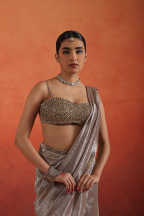 Falak Bead Work Saree
