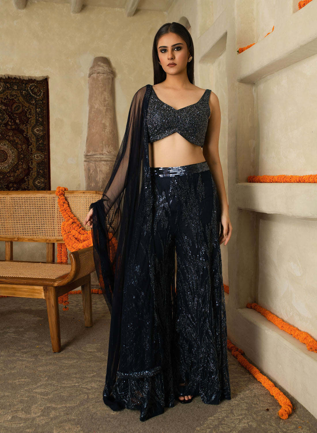 Hemangi Gharara Set