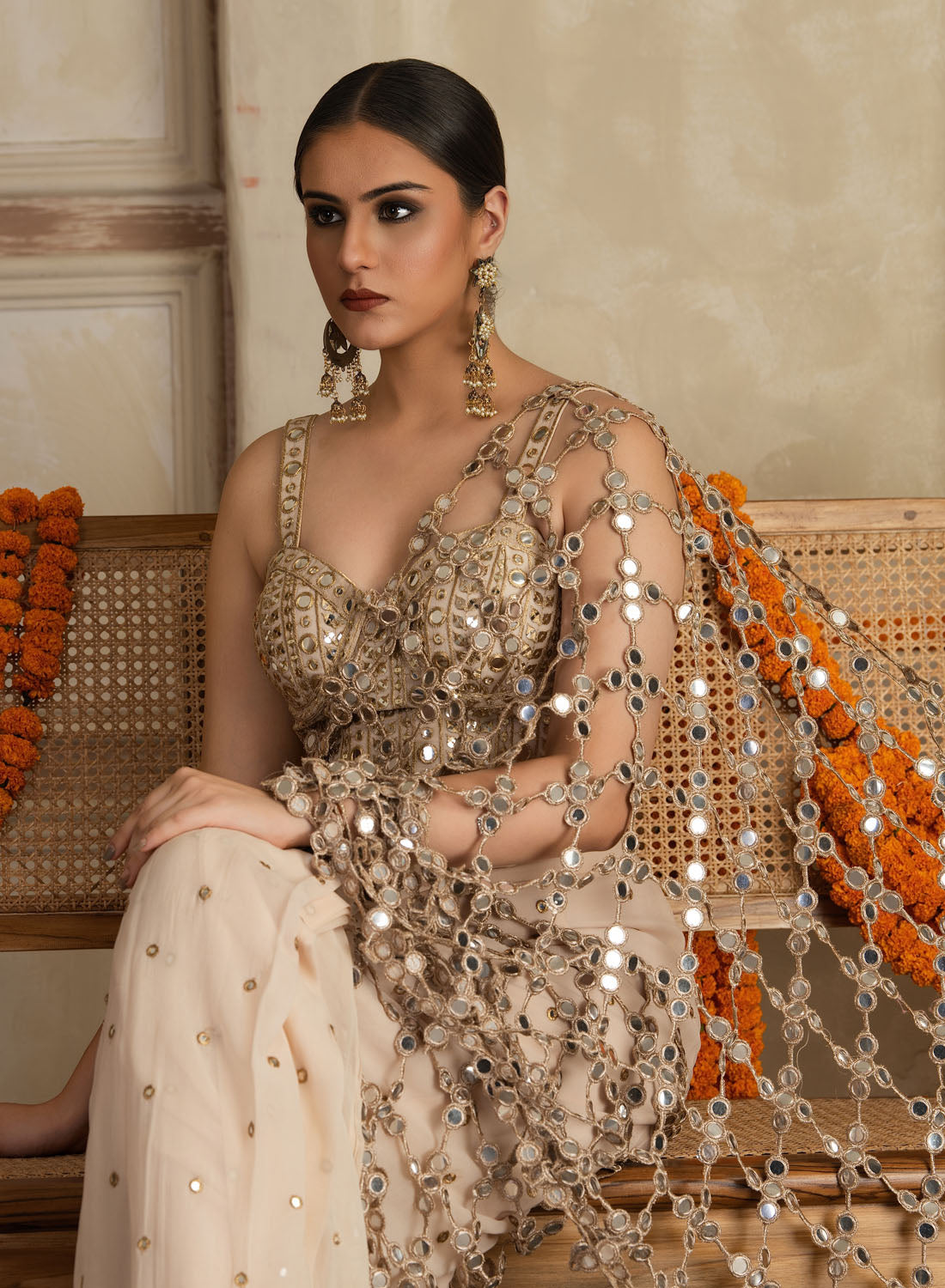 Kamakshi Pre Draped Corset Saree