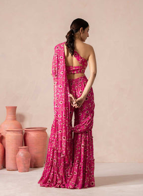 Kimaya Sharara Saree