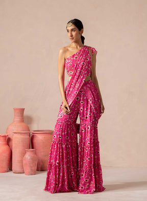 Kimaya Sharara Saree