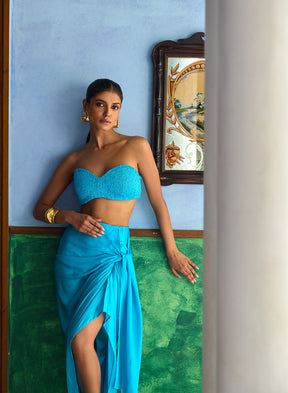 Layla Bead Work Skirt Set