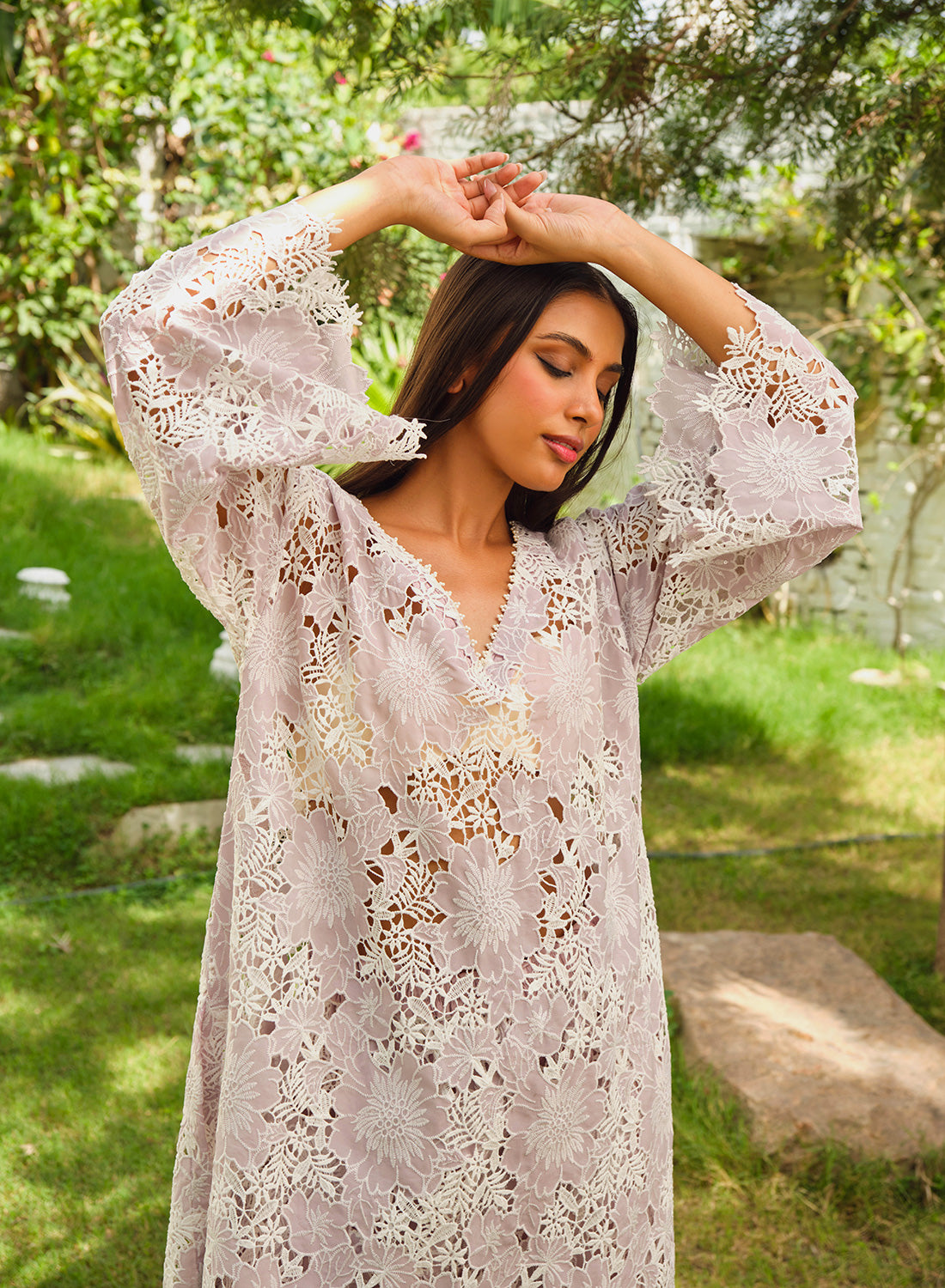 Prisha Cut Work Wequence Co-ord Set