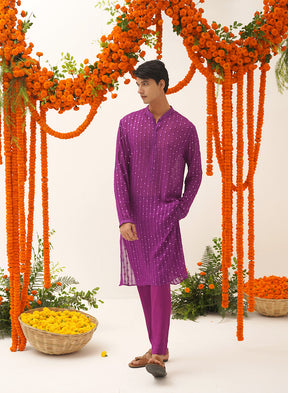 Ratan Mirror Work Kurta Set