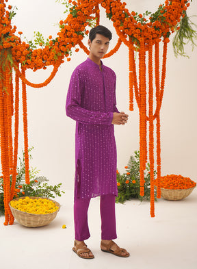 Ratan Mirror Work Kurta Set