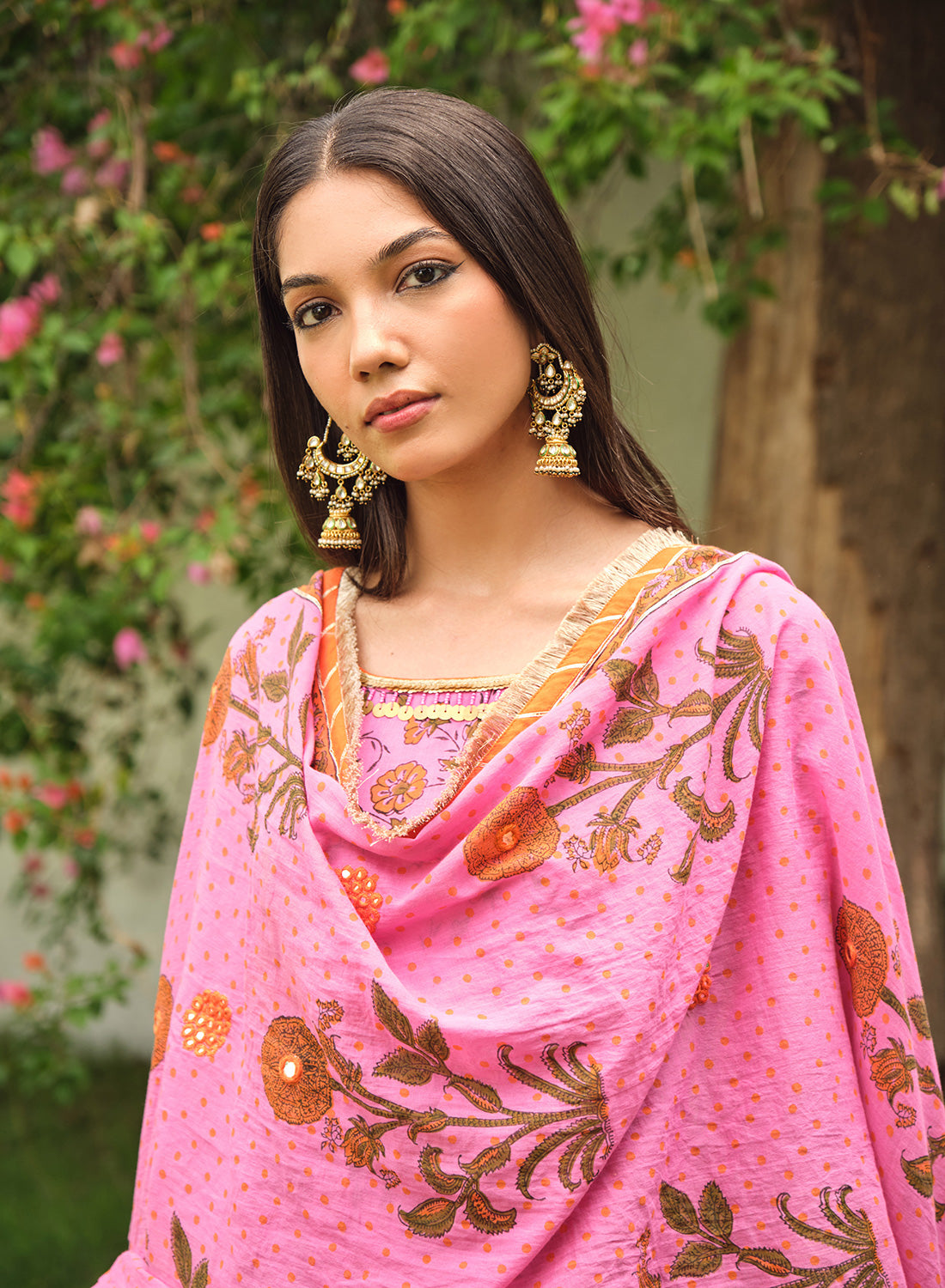 Ritika Handblock Cotton Anarkali