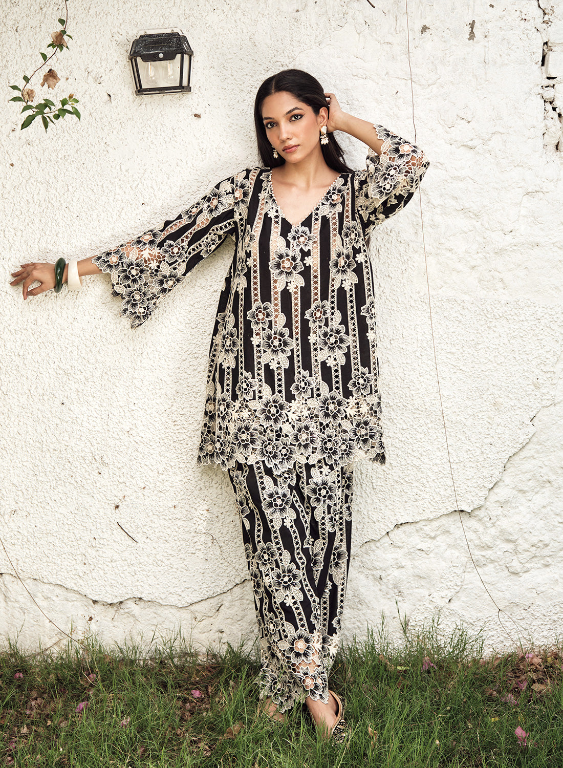 Urmi Cutwork Co-ord Set