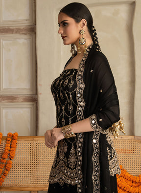 Vasanti Mirror Work Sharara Set