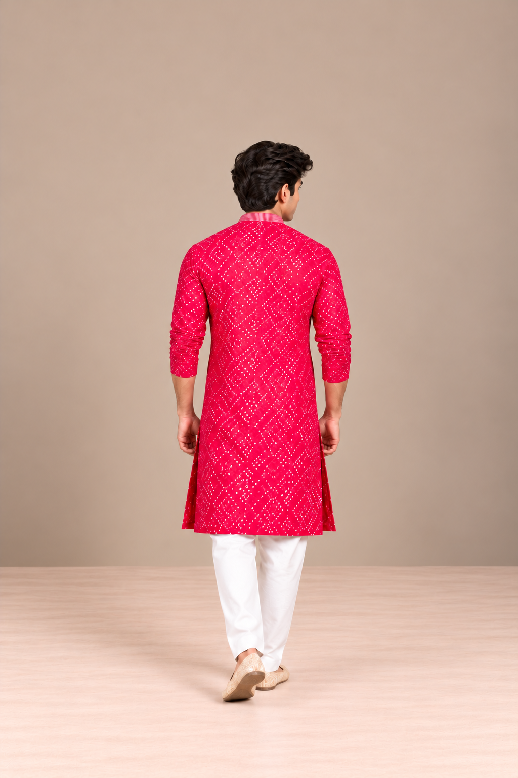 Rivaaj Bandhej Kurta Set