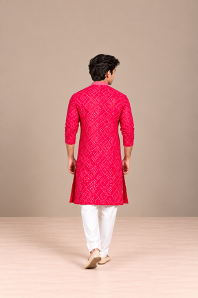 Rivaaj Bandhej Kurta Set
