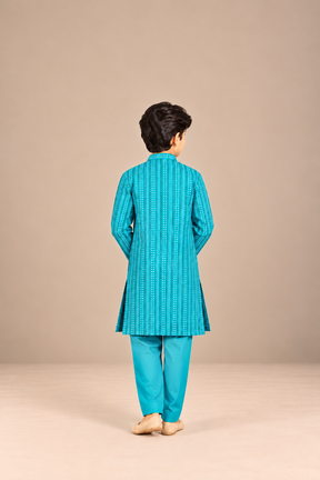 Kids Blue Kurta Set