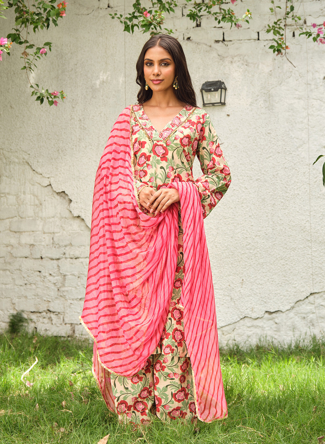Zunaira Cotton Floral Suit Set