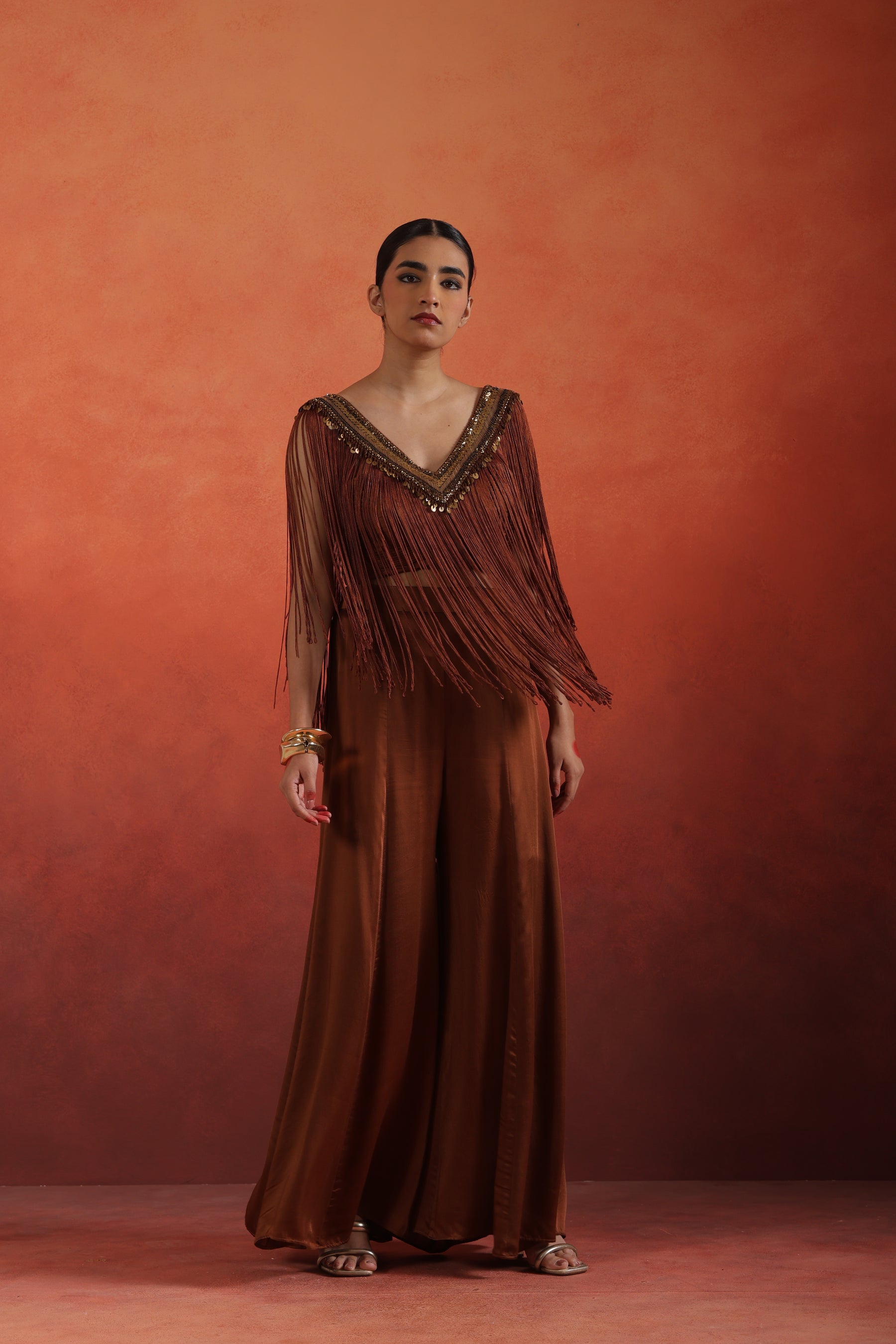 Aavya Tassel Sharara Set - complete outfit