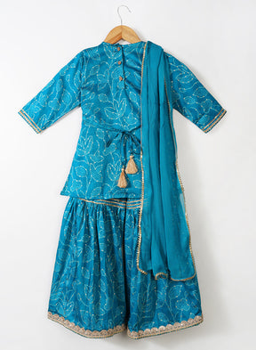 Bandini Blue Gharara Set