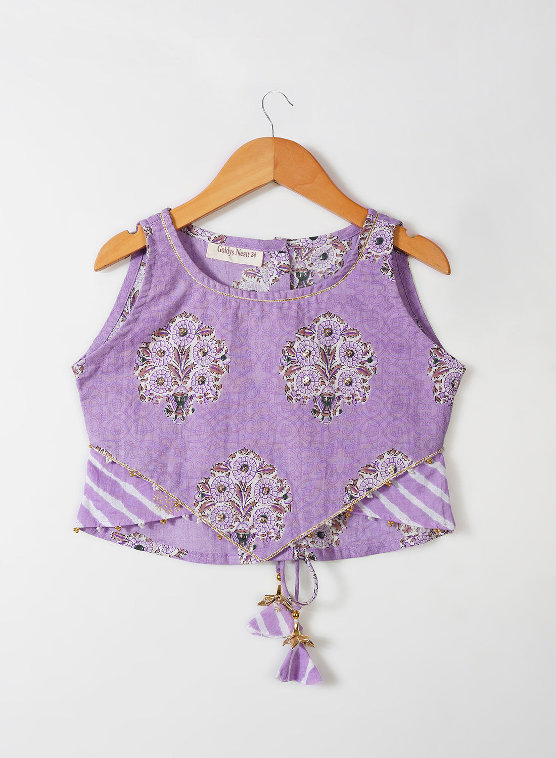 Lilac Lehariya Sharara Set